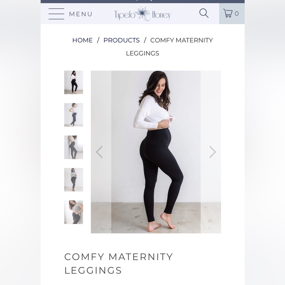 Tupelo honey maternity leggings size small
